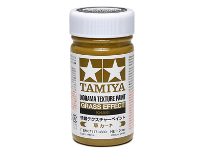 Diorama Texture Paint 100ml (Grass Effect,Khaki) - Click Image to Close