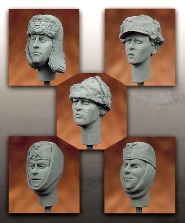 1/35 German Heads (Winter) - Click Image to Close