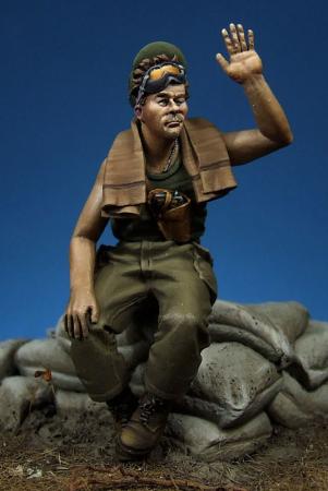 1/35 WWII US Tank Crew #2 - Click Image to Close