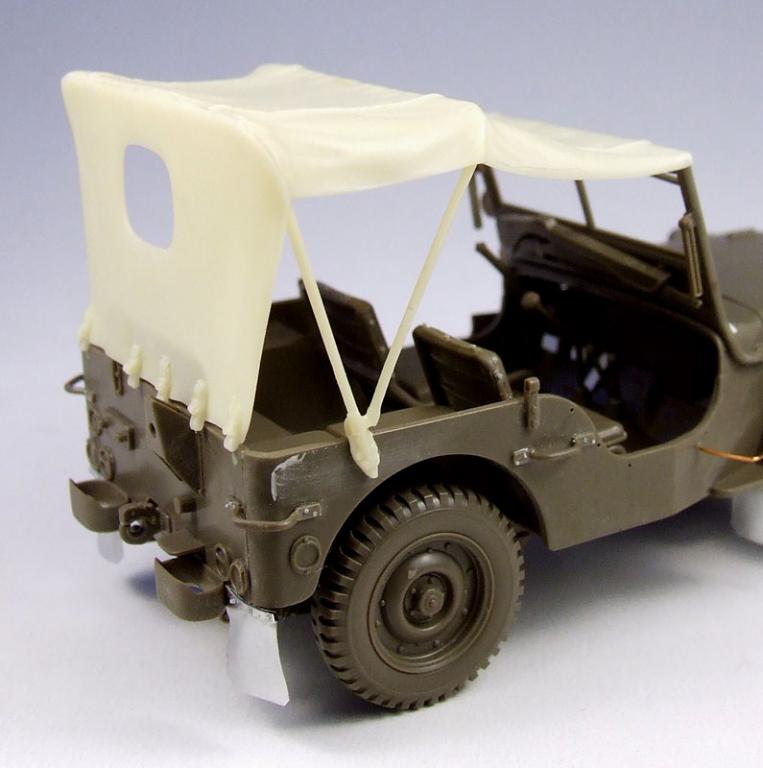 1/35 Willys Jeep MB Tarp Set for Tamiya - Click Image to Close