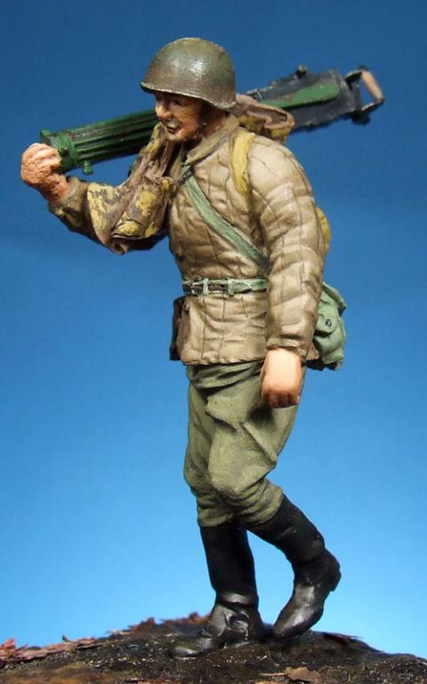 1/35 WWII Soviet Machine Gunner - Click Image to Close