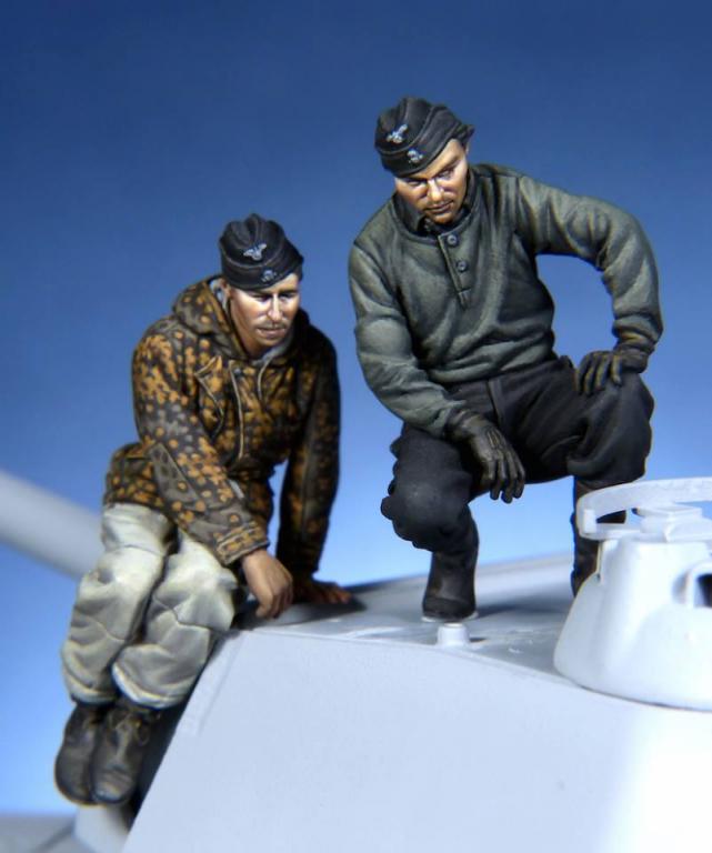 1/35 WWII German Panther Crews - Click Image to Close