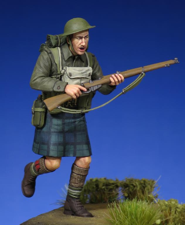 1/35 WWII Scottish Black Watch Soldier - Click Image to Close