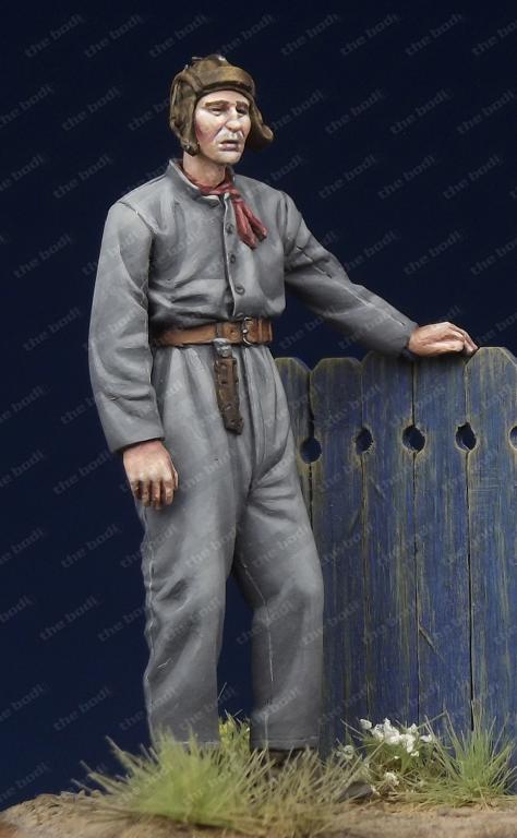 1/35 WWII Finnish Tank Crewman #1 - Click Image to Close