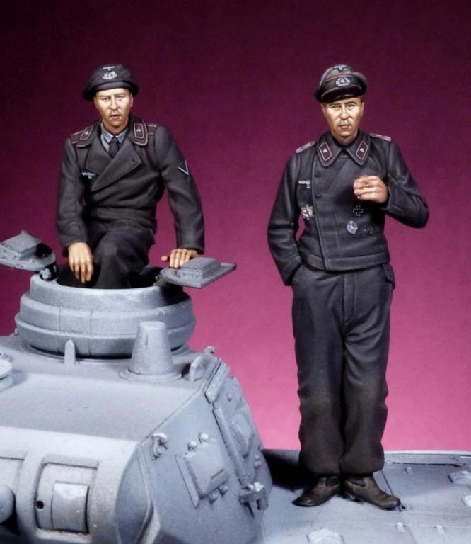 1/35 WWII German Waffen SS/Heer Tank/SPG Crew - Click Image to Close