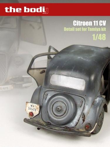 1/48 Citroen Traction 11CV Staff Car Detail Set for Tamiya - Click Image to Close