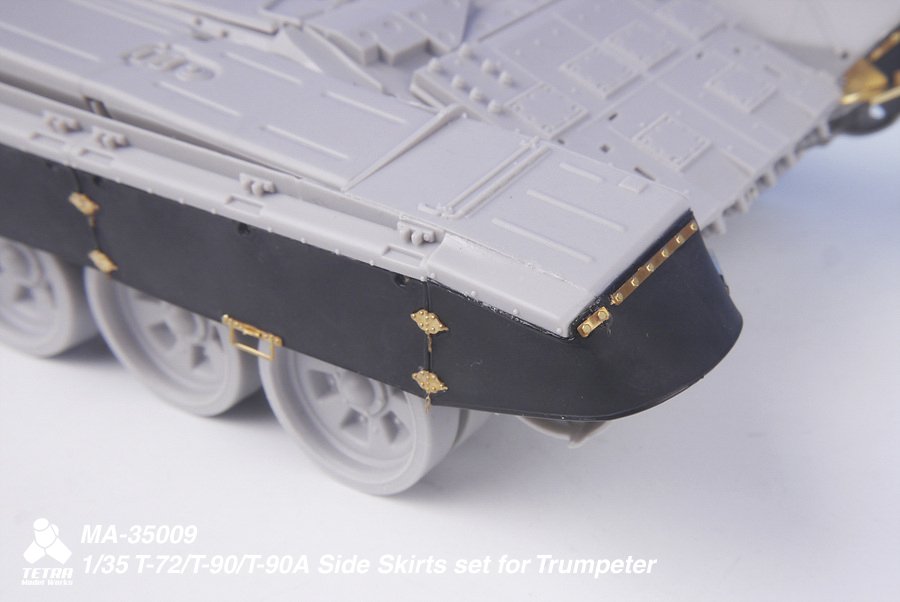 1/35 Russian T-72B/T-90/T-90A Side Skirts Set for Trumpeter - Click Image to Close