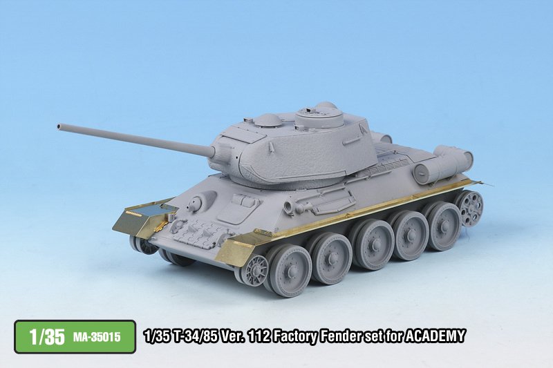 1/35 T-34/85 No.112 Factory Fender Set for Academy - Click Image to Close