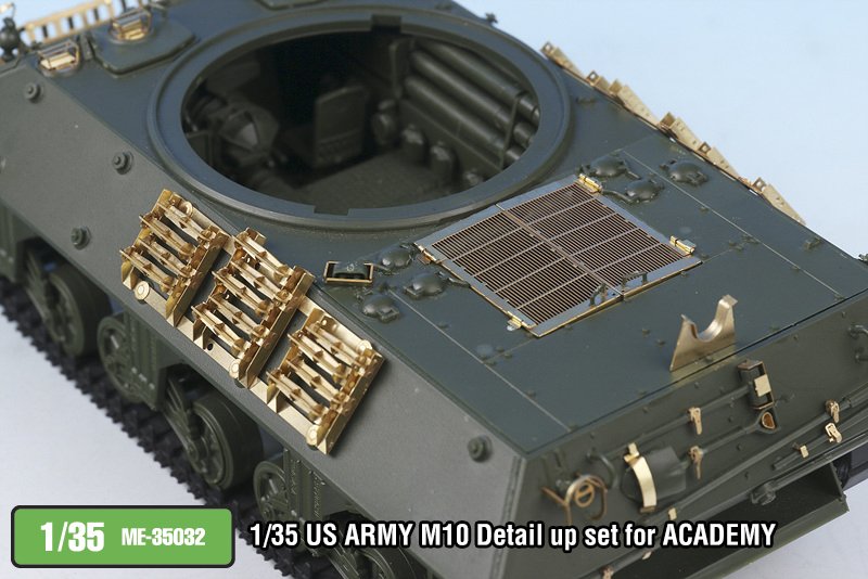1/35 US Army M10 Detail Up Set for Academy - Click Image to Close