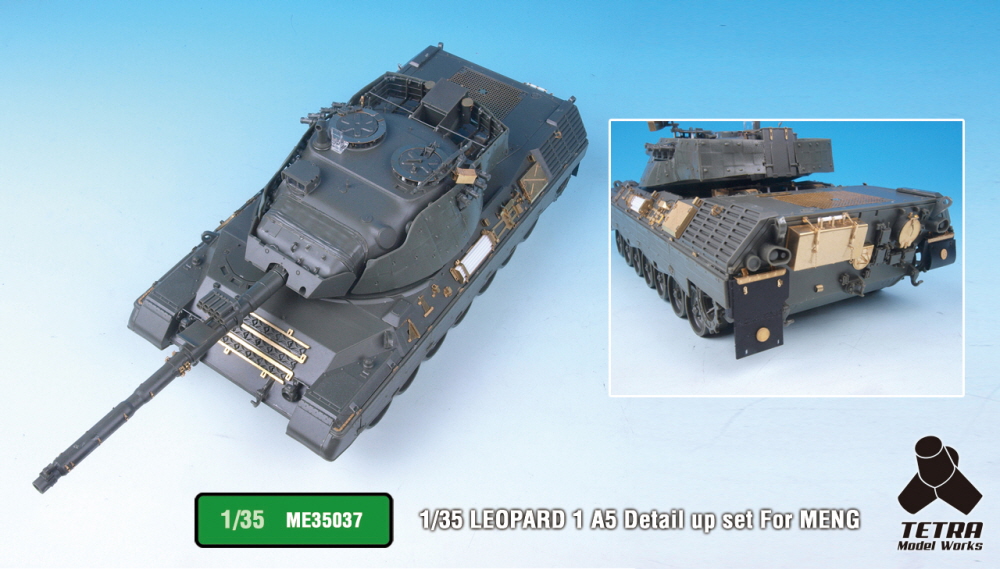 1/35 Leopard 1 A5 Detail Up Set for Meng Model - Click Image to Close