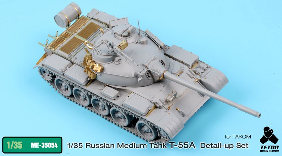 1/35 Russian Medium Tank T-55A Detail Up Set for Takom - Click Image to Close