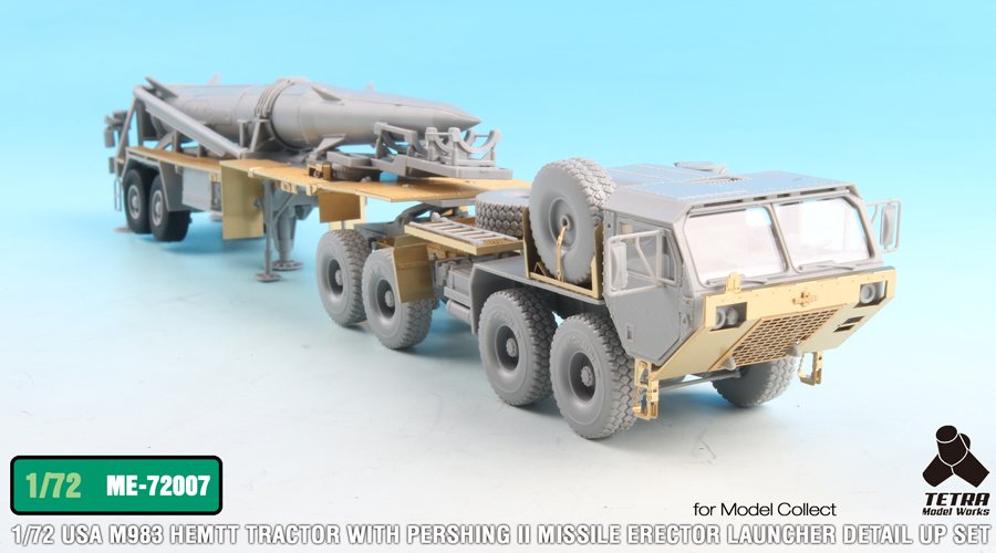 1/72 M983 Tractor w/Pershing II Detail Up Set for Model Collect - Click Image to Close