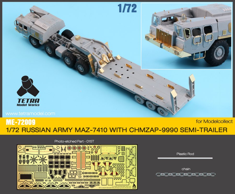 1/72 MAZ-7410 & ChMZAP-9990 Detail Up Set for Model Collect - Click Image to Close