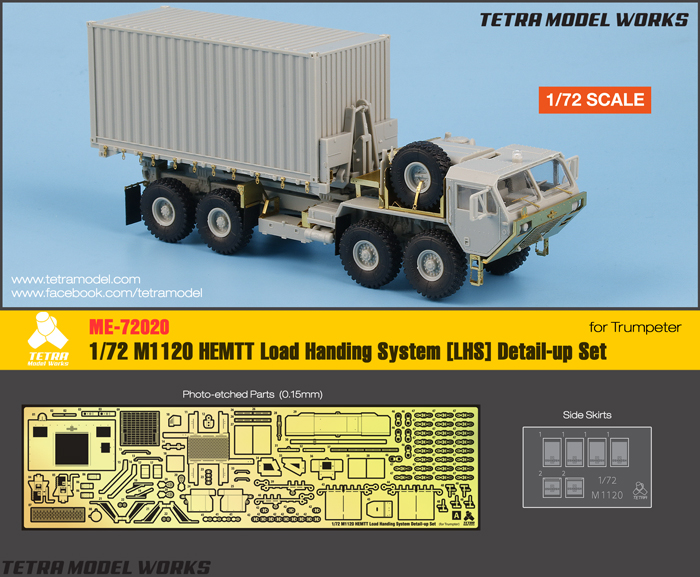 1/72 M1120 HEMTT Load Handing System Detail Up Set for Trumpeter - Click Image to Close