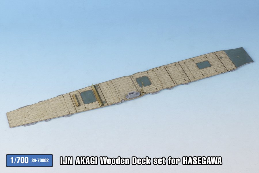 1/700 IJN Aircraft Carrier Akagi Wooden Deck Set for Hasegawa - Click Image to Close