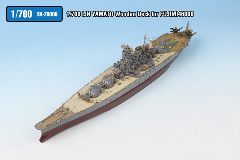 1/700 IJN Batleship Yamato Wooden Deck for Fujimi 46000 - Click Image to Close