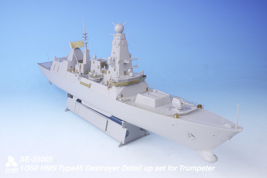 1/350 HMS Type 45 Destroyer Detail Up Set for Trumpeter - Click Image to Close