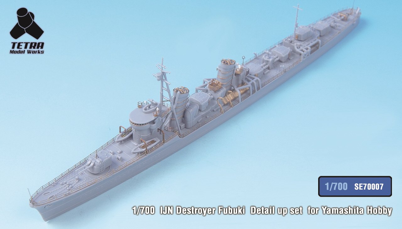 1/700 IJN Destroyer Fubuki 1941 Detail Up for Yamashita Hobby - Click Image to Close