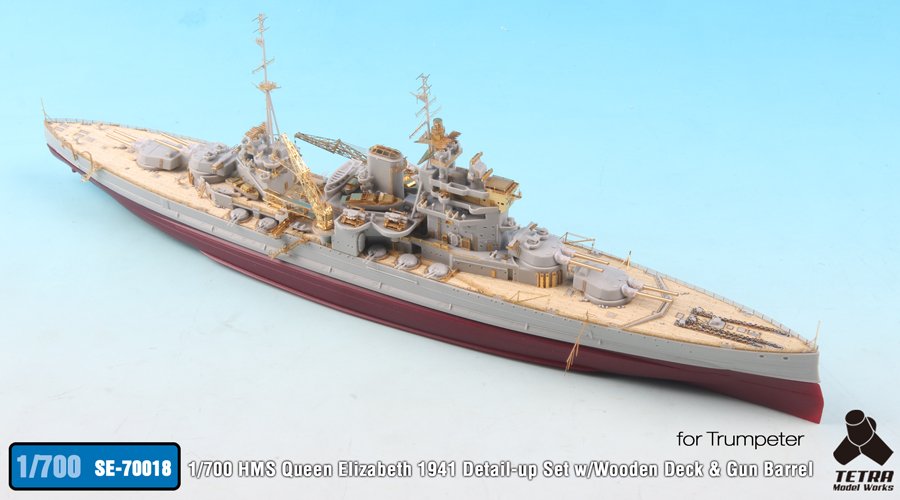 1/700 HMS Queen Elizabeth 1941 Detail Up Set for Trumpeter - Click Image to Close