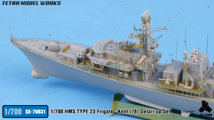 1/700 HMS Type 23 Frigate Kent (F78) Detail Up Set for Trumpeter - Click Image to Close