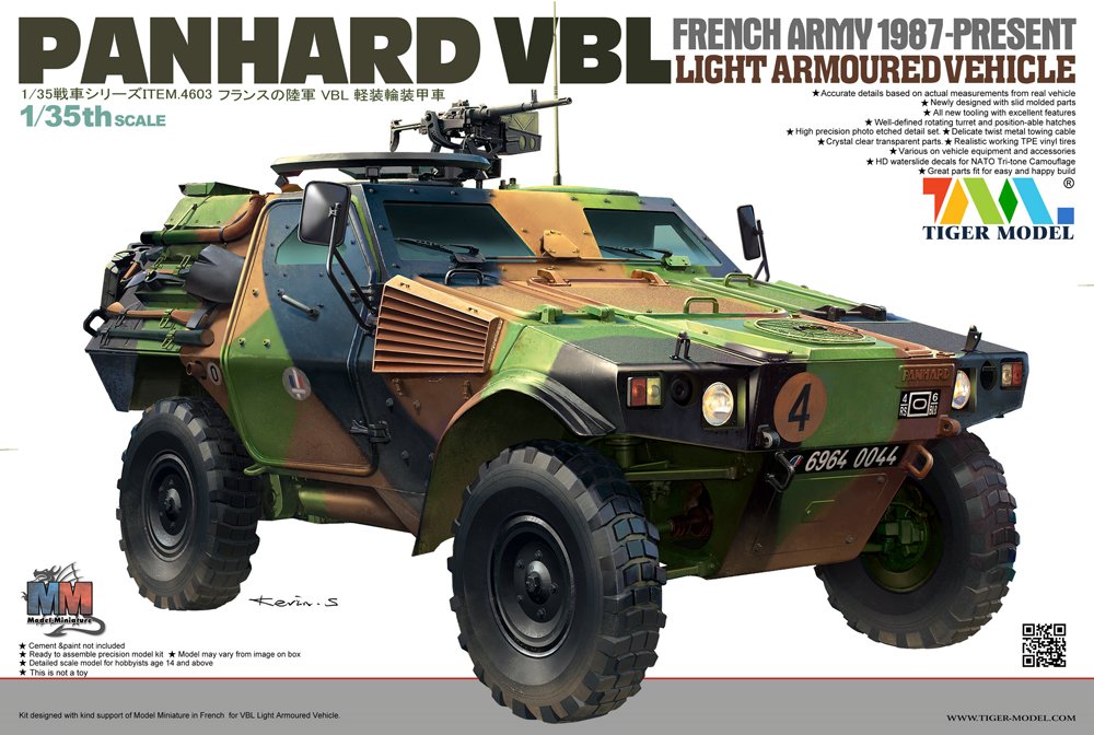 1/35 French Panhard VBL Light Armoured Vehicle - Click Image to Close