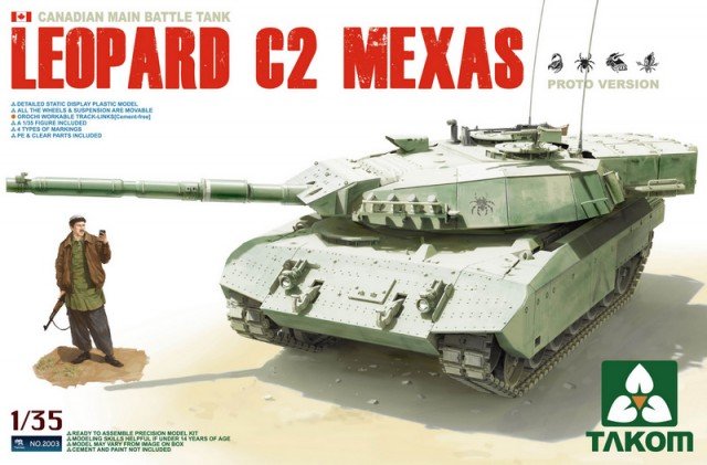 1/35 Canadian Leopard C2 MEXAS - Click Image to Close