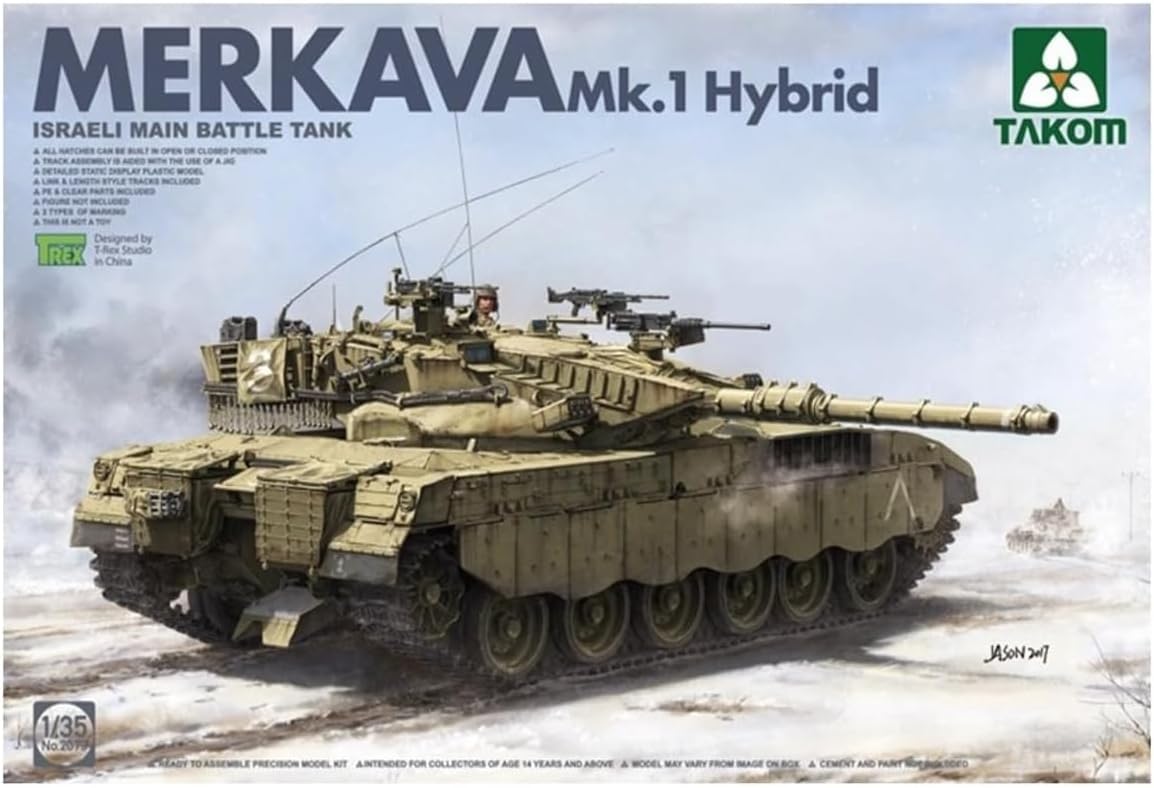 1/35 IDF Merkava Mk.1 Hybrid Main Battle Tank - Click Image to Close