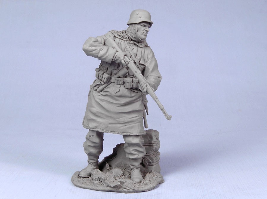 1/35 German SS Infantry #2 (w/Base), Kharkow, Winter 1943 - Click Image to Close