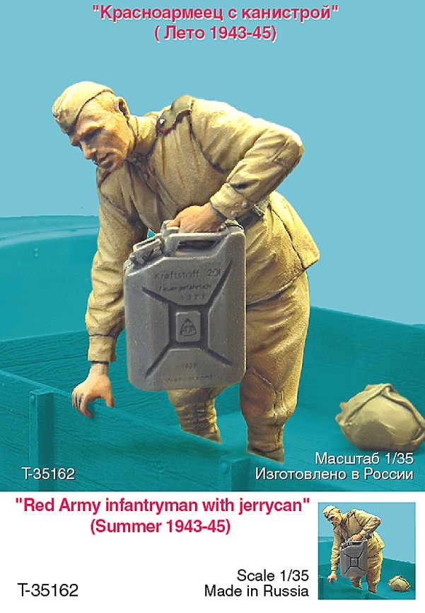 1/35 Red Army Infantryman with Jerrycan #1, Summer 1943-45 - Click Image to Close