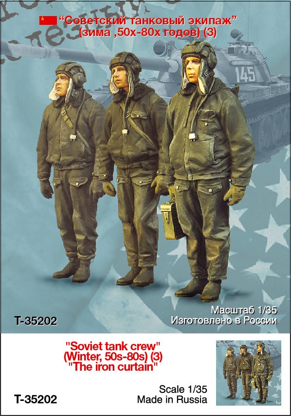 1/35 Soviet Tank Crew, Winter 1950-1980, "the Iron Curtain" - Click Image to Close