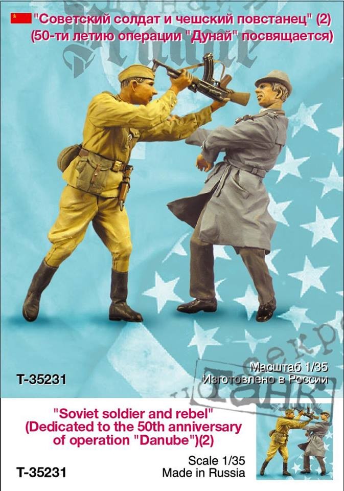 1/35 Soviet Soldier & Rebel #1, Operation "Danube" - Click Image to Close