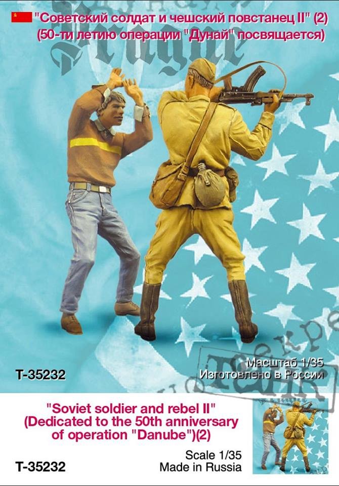 1/35 Soviet Soldier & Rebel #2, Operation "Danube" - Click Image to Close