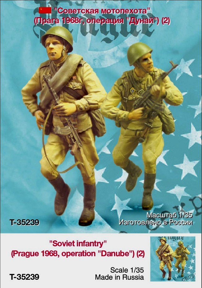 1/35 Soviet Infantry #1, Prague 1968, Operation "Danube" - Click Image to Close