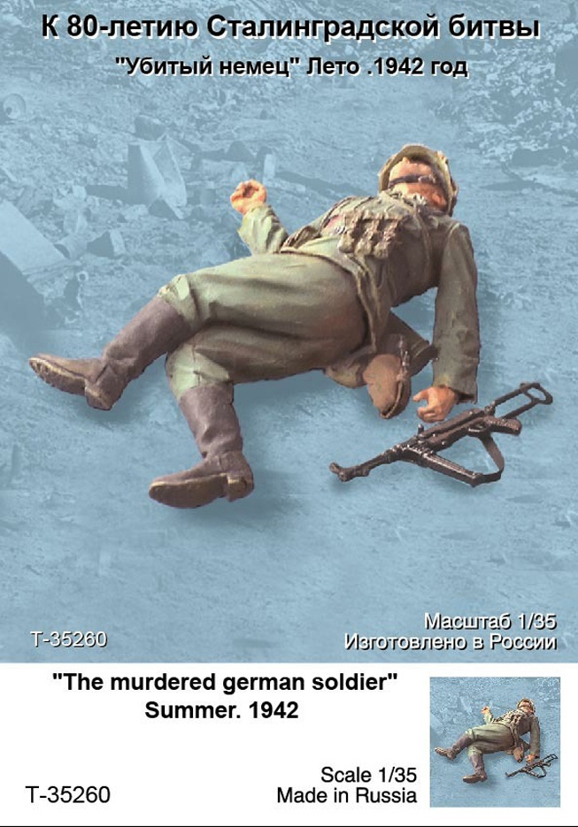 1/35 Fallen German Soldier, Summer 1942 - Click Image to Close