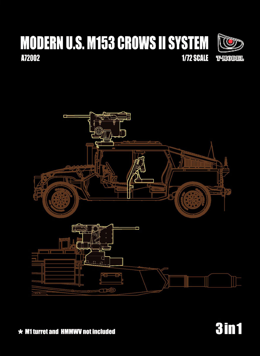 1/72 US M153 Crows II System (3 Set in 1 Box) - Click Image to Close