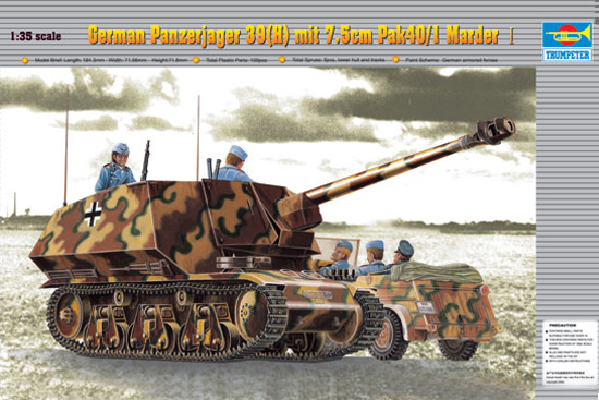 1/35 German Panzerjager 39(H) mit 7.5cm Pak 40/1 Marder I - Click Image to Close