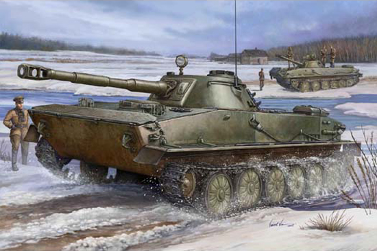 1/35 Russian PT-76 Amphibious Tank - Click Image to Close