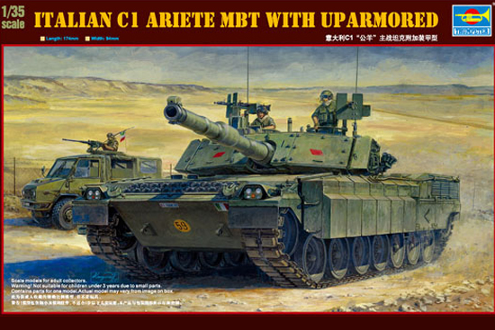 1/35 Italian C1 Ariete MBT with Uparmored - Click Image to Close