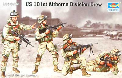 1/35 Modern US 101st Airborne Division Crew - Click Image to Close