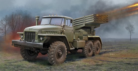 1/35 Russian BM-21 Grad Multiple Rocket Launcher - Click Image to Close