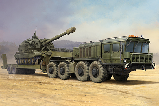 1/35 Russian KZKT-7428 Transporter with KZKT-9101 Semi-Trailer - Click Image to Close