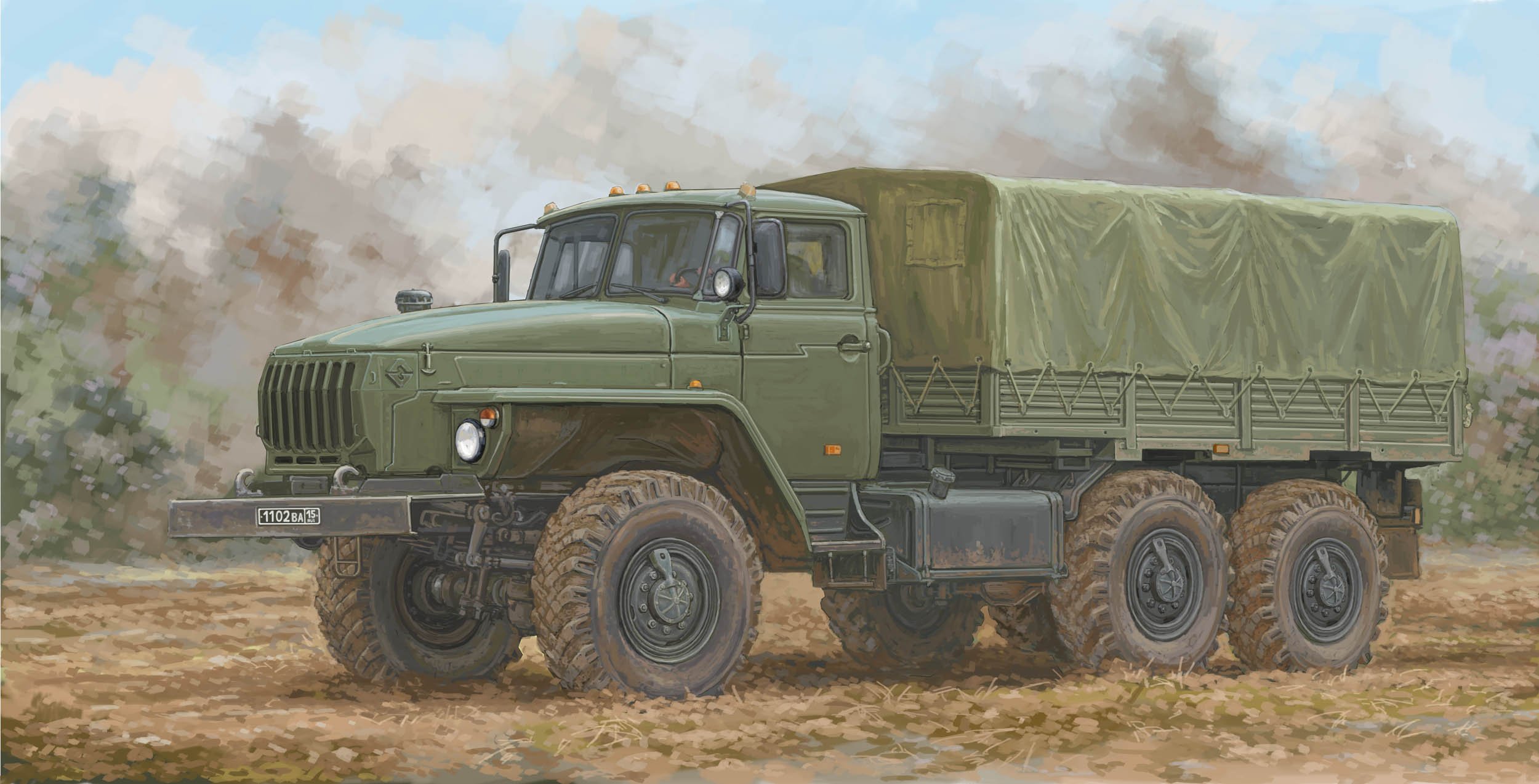 1/35 Russian Ural-4320 6x6 Truck - Click Image to Close