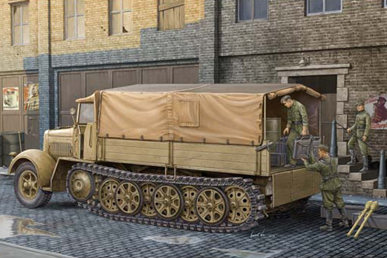 1/35 German Sd.Kfz.7 Mittlere Zugkraftwagen 8t Late Version - Click Image to Close