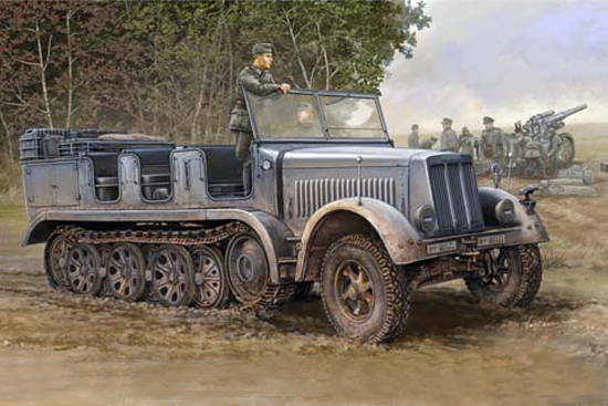 1/35 German Sd.Kfz.7 Mittlere Zugkraftwagen 8t Early Version - Click Image to Close