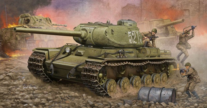 1/35 Soviet KV-85 Heavy Tank - Click Image to Close