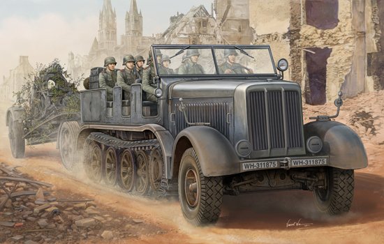 1/35 German Sd.Kfz.8 Schwerer Zugkraftwagen 12t - Click Image to Close