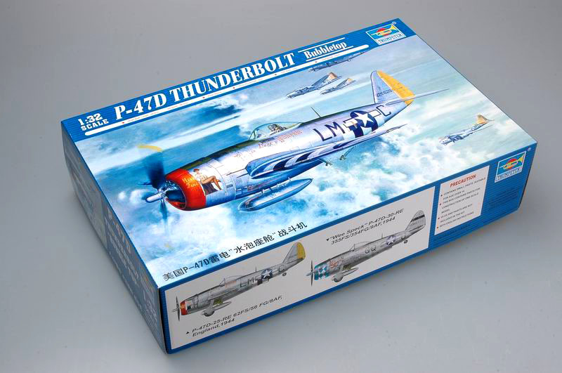 1/32 P-47D Thunderbolt "Bubbletop" - Click Image to Close