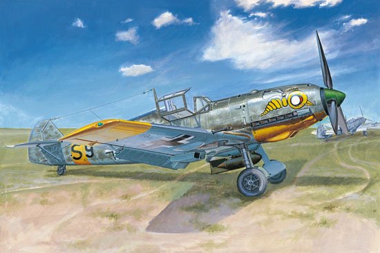 1/32 Messerschmitt Bf109E-7 - Click Image to Close