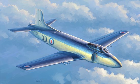 1/48 Supermarine Attacker F.1 Fighter - Click Image to Close