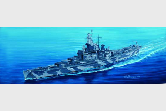 1/350 USS Battleship BB-60 Alabama - Click Image to Close